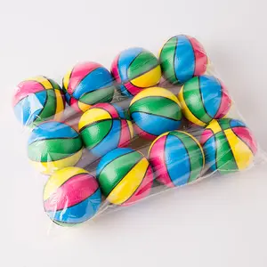 Foam Antistress Reliever 63mm Round Shape Release Pressure Toy PU Anti Stress Ball Beach Ball Inflatable Toy