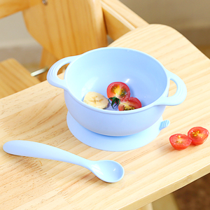 Bol bébé en silicone sans BPA personnalisé, base à ventouse, non toxique, vaisselle pour tout-petits, vaisselle de qualité alimentaire, vaisselle de table sûre - Product Image 1