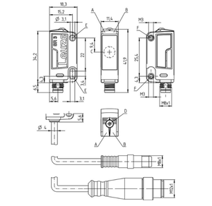 เซ็นเซอร์โฟโตอิเล็กทริกแบบโพลาไรเซอร์ Leuze PRK3C.T3/6G ของแท้ใหม่ 100% - Product Image 6