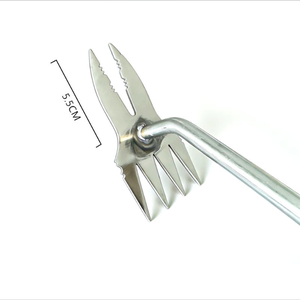 Rastrillo Multifuncional para Cangrejos, Herramienta de 4 Puntas para Recoger Mariscos en la Playa con Mango Antideslizante y Cómodo - Product Image 2