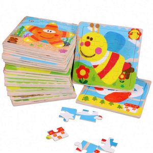 Nuevo Juguete Educativo de Madera para Niños, Rompecabezas de Animales, Estilo de Dibujos Animados, Juego de Rompecabezas 3D, 8-13 Años, Caja de Colores - Product Image 4