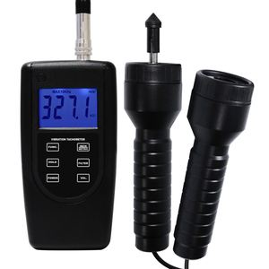 เครื่องวัดความเร็วรอบแบบดิจิตอล เซ็นเซอร์เพียโซอิเล็กทริก วัดความถี่ RPM Hz เครื่องวัดการหมุนของเครื่องจักร เครื่องทดสอบการหมุนของภาพ - Product Image 1
