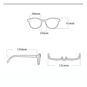 Lunettes carrées minimalisme mince en titane pur lunettes de lecture progressives lunettes lentille cadre optique pour hommes - Product Image 5