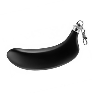 5oz En Acier Inoxydable Hip Flacon Fruit Jaune Noir Banane Forme Drôle Mignon Vin Pot Flacon Bouteille D'<span class=keywords><strong>alcool</strong></span> <span class=keywords><strong>Whisky</strong></span> Banane Flacon - Product Image 5