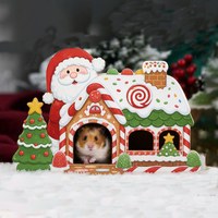 La dernière nouveauté sur le thème de Noël : une maisonnette modulaire colorée pour hamster