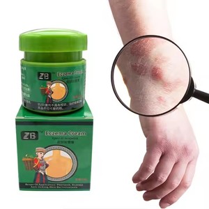 ZB crema per la psoriasi per la dermatite e l'eczema a base di erbe farmaco Anti-prurito antibatterico eczematoide crema per la cura della pelle - Product Image 4