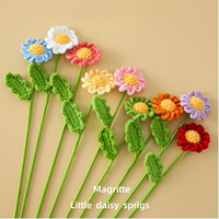 Petites branches de fleurs de marguerite et de camomille Accessoires de bouquet de mariée portables comprenant des seaux Paniers de câlin Objets décoratifs