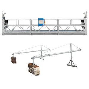 Best Sale Zlp Hoist ZLP800 ZLP630 Cradle Working Suspended Platform With Wall Roller