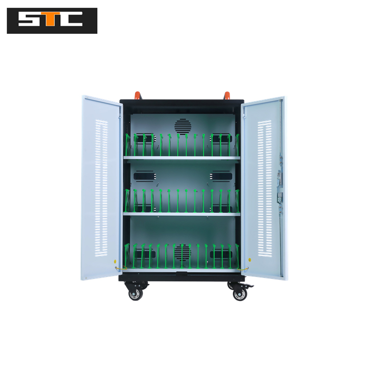 Обучающий зарядный шкаф планшет 48 шт. зарядная станция для ноутбука синхронизация Быстрая зарядка тележка с колесами