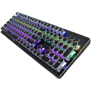 Новая Механическая игровая клавиатура с 104 клавишами и синей осью с <span class=keywords><strong>RGB</strong></span>-подсветкой - Product Image 4