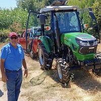 Tractor Agrícola de 4 Ruedas, Mini Tractor Compacto 4x4, Tractor Agrícola de 25hp, 40hp, 45hp, 50hp, 4wd