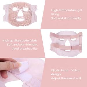 Mascarilla Facial reutilizable con cuentas de Gel, máscara Facial de Gel de refrigeración, color <span class=keywords><strong>rosa</strong></span>, novedad de <span class=keywords><strong>2023</strong></span> - Product Image 5