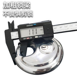 Cadenas antivol en acier inoxydable, anti-effraction, anti-casse, pour porte de camion/d'entrepôt, tête de serrure horizontale, collection extérieure - Product Image 5