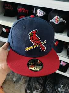 セントルイス・カーディナルス 刺繍入りキャップ |   ツートーンのフラットブリム野球帽 - Product Image 1