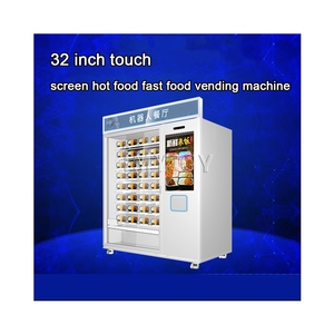 Bán Hot Thức Ăn Nhanh Cà Phê Cupcake Tự Động 32 Inch Màn Hình Cảm Ứng Lò Vi Sóng Máy Bán Hàng Tự Động - Product Image 2