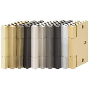 3 1/2 "X 3 1/2" квадратные цилиндрические сверхпрочные петли квадратные углы цельные латунные атласные никелевые дверные петли - Product Image 3