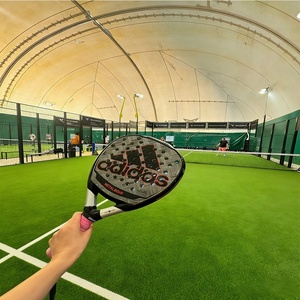 Système de court de padel personnalisé avec toit en PVC, montage facile, fabricant direct, balles de padel, court de paddle-tennis - Product Image 3