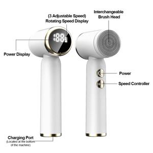 เครื่องนวดหน้าดีไซน์ใหม่ปี 2024 อุปกรณ์ดูแลผิวหน้า แปรงทำความสะอาดไฟฟ้า กันน้ำ แปรงล้างหน้าซิลิโคนนุ่ม - Product Image 4