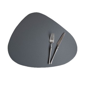 Faux Leather Eco-Friendly Minimalist Placemat Waterproof Oilproof Irregular Shape Heat Resistant Ins Style Pad YC-0017 Heat Resi - Product Image 6