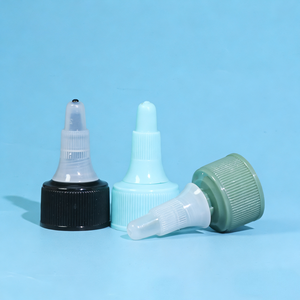 Nouveau design – Bouchons à visser 20 mm et 24 mm avec embout <span class=keywords><strong>Yorker</strong></span> en plastique pour bouteilles d'huile capillaire - Product Image 1