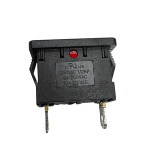 Thiết Kế Mới Chất Liệu Nylon Vỏ Mà Không Cần Nút Điều Khiển Công Suất Chuyển Đổi Phổ Tiêu Chuẩn Chỉ Số Màu Đỏ 8A 12A Rocker Chuyển Đổi - Product Image 4