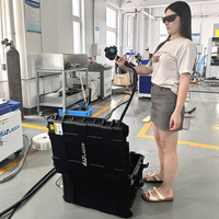 HJZ Factory Custom Pulslaser-Reinigungs maschine 200w Schweiß flecken Öl reinigungs puls Laser-Reinigungs maschine 500w
