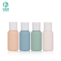 YAN Emballage 30ml Vide Orange Bleu Rose Main Lavage Du Visage Shampooing Cosmétique HDPE Bouteille En Plastique Boîte Flip Cap Voyage Quatre Pièces Ensemble