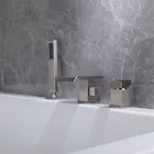 Robinet de baignoire en laiton finition noire à poignée unique, produit par Aqua Gallery à Foshan, Chine, bon prix