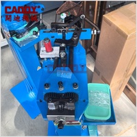 CADDY Pneumatische Ledergürtelschnallen-Heftmaschine, kleine Nagelmaschine für Gürtel, pneumatischer Streifennagler