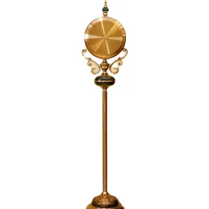北欧ライト高級レトロ縦時計リビングルーム装飾ガラスフロア時計