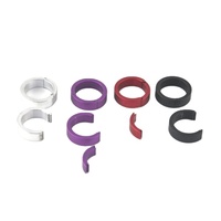 Nouveau Style Geshifeng 6-10mm de diamètre intérieur bande de pied d'oiseau anneau de jambe étiquette Clip ouvert anneau de Pigeon en aluminium