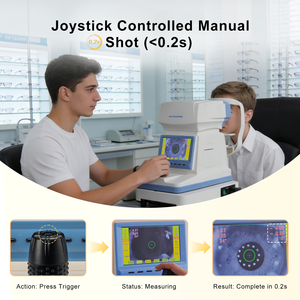 Aist Optics - Equipos de Optometría a Bajo Precio, Autorrefractómetro con Certificación CE SJR-9900A, Detector de Visión - Product Image 3