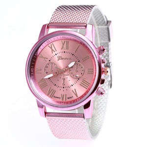 Reloj de cuarzo <span class=keywords><strong>Geneva</strong></span> para Mujer, cronógrafo con correa de malla, bajo precio - Product Image 2