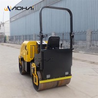 Nouvelle mini-rouleuse vibrante à double tambour pour asphalte 1,8T, moteur Changfa, marque AOHAI, moteur hydraulique 18,6 kW, compacteur routier