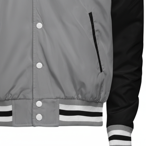 Customized Casual Wear Men's Varsity <b>Jackets</b> with Stand <b>Collar</b> Premium Quality Men Baseball <b>Jacket</b> Available in Different Colors - Product Image 1