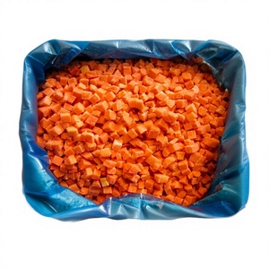 Zanahorias en Cubos Congeladas IQF, 100% Frescas, Color Rojo Anaranjado, Vegetal Umbelífero, Tipo de Cultivo Común, 10 kg - Product Image 1