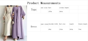 Uxi 2024 Abayas Dubai Oriente Medio Simple Modest Kaftan Ropa islámica Abaya Mujeres Vestido musulmán - Product Image 6