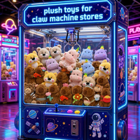 Peluches Capybara Orange pour Machines à Pinces, Thème Fruits, Jouets Animaux pour Salles de Jeux, Vente en Gros