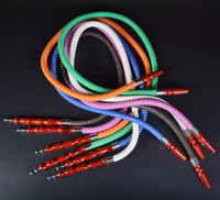 Vente en gros de tuyaux à chicha jetables en plastique coloré ChiCha de 1 mètre