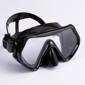 Buena calidad gran vista tensión ajustable silicona transparente natación <span class=keywords><strong>snorkel</strong></span> máscara cubierta nariz buceo máscara <span class=keywords><strong>gafas</strong></span> - Product Image 5