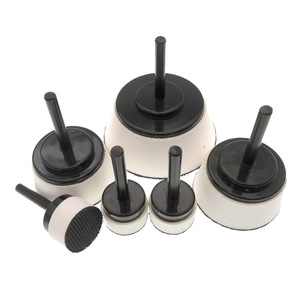 Pexmientas Herramientas Abrasivas M6 Taladro de Disco de Lijado de Rosca 1/<span class=keywords><strong>2</strong></span>/<span class=keywords><strong>3</strong></span> Pulgadas 6mm Bandeja de Bucle de Gancho Papel de Lija Almohadilla de Respaldo de Eva - Product Image 1