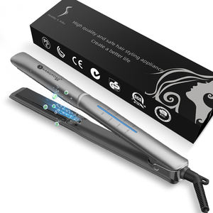 Usine KangRoad Fer à lisser à ions négatifs <span class=keywords><strong>enduit</strong></span> de céramique de marque privée avec design personnalisé Fabricant professionnel de lisseur de cheveux - Product Image 1