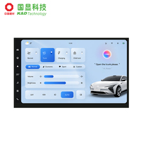 Écran automobile K&D 10,1 pouces 1024x600 A-Si AR AG AF IPS TFT LCD 600 nits lisible en plein soleil, module intelligent pour cockpit 800:1