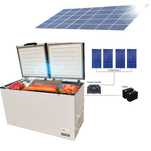 12 DC Factory Price Refrigerator Quality Assurance Ice Cream Deep <b>Freezer</b> Frozen Chest Solar Fridge - Product Image 1