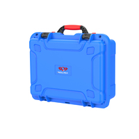 PP étanche portable ISO9001 boîte à outils rigide grand équipement boîte de protection mousse coupante intérieur mallette de sécurité en plastique avec poignée