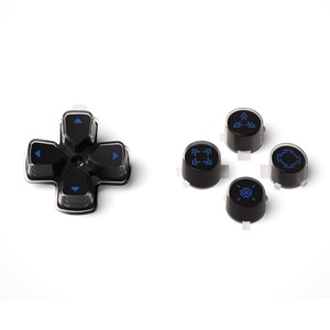 ปุ่มแอคชั่น D-pad แบบกำหนดเอง สีดำสามเฉดสี ใส และน้ำเงิน พร้อมสัญลักษณ์ที่ออกแบบใหม่ ปุ่มหน้า D-pad สำหรับคอนโทรลเลอร์ Ps5 - Product Image 4