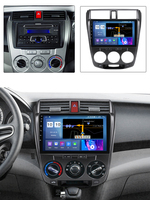 MEKEDE Contrôle vocal Android 11 8 cœurs IPS DSP Vidéo de voiture pour Honda CITY 2011-2016 GPS BT Radio Multimédia Car-play Stéréo Android