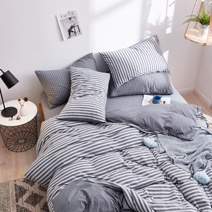 Bộ ga trải giường <span class=keywords><strong>4</strong></span> món chất liệu 100% cotton cao cấp, gồm ga trải giường và vỏ gối, dành cho giường Queen size - Product Image 4