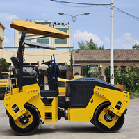 Compacteur routier vibrant 3,5 tonnes à prix d'usine, mini-compacteur routier 3,5 tonnes, engin de construction