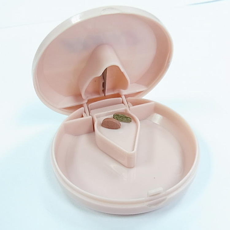 Рекламные пластиковые маленькие округлые виде незаполненного круга таблетки чехол резак